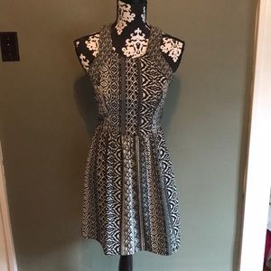 Fun printed black and white American Eagle dress